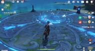 Rotate the statues until water is seen flowing out (Image via Genshin Impact)